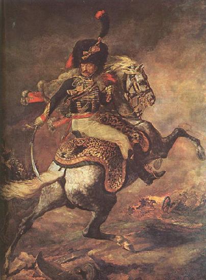 Jean Louis Voille Charging Chasseur by Theodore Gericault oil painting picture
